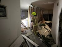 זירת הפגיעה בזרזיר / צילום: כבאות והצלה לישראל