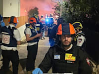 זירת הנפילה בנהריה / צילום: מד''א