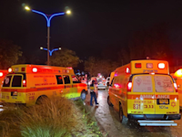 הזירה בערד / צילום: מד''א