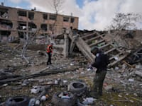 זירת נפילה בדימונה / צילום: ap, Ariel Schalit