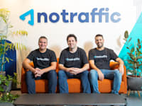 מייסדי Notraffic: מימין אור סלע, אוריאל כץ, טל קרייזלר / צילום: הדר גולן