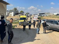 אזור הנפילה בדרום / צילום: דוברות מד''א