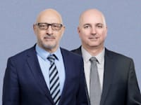 אילן רביב, מנכ''ל מיטב; יוסי לוי, מנכ''ל משותף של מור / צילום: רמי זרנגר, יח''צ