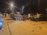 איזור נפילה בראש העין, הערב / צילום: כבאות והצלה