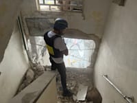 זירת הנפילה בבני ברק / צילום: מד''א