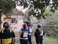 זירת האירוע בנהריה / צילום: תיעוד מבצעי מד״א