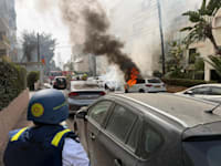 זירת נפילה במרכז / צילום: מד''א