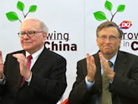 וורן באפט וביל גייטס / צילום: ap, Alexander F. Yuan