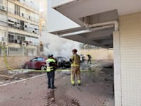 אחת מזירות הנפילה במרכז, הבוקר / צילום: תיעוד מבצעי מד''א