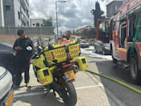 זירת נפילה בנהריה / צילום: מד''א