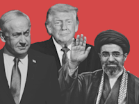 מוג'תבא חמינאי, טראמפ ונתניהו / צילומים: AP-Vahid Salemi, Mark Schiefelbein