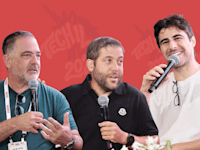 מימין: ליעד אגמון, עמי לוטבק, שלמה קרמר / צילום: ניב קנטור