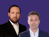 איתמר פורמן, מנכ''ל ישראכרט, ומשה מורגנשטרן, מנכ''ל הנוסע המתמיד ופליי קארד / צילום: ענבל מרמרי, איה בן עזרי
