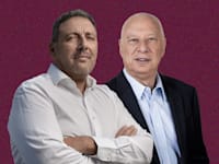 חיים כצמן וצחי אבו / צילום: אריק סולטן, יונתן בלום
