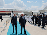 דונלד טראמפ ורג'פ טאיפ ארדואן באנקרה, היום / צילום: Reuters