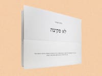 כריכת הספר ''לא סקיצה''