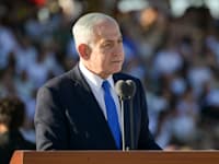 ראש הממשלה בנימין נתניהו בטקס סיום קורס קצינים קרביים בבה״ד 1 / צילום: מעיין טואף / לע״מ