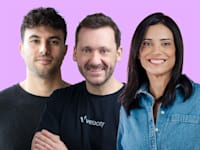 קרן יקולב–צור (Dappas), טל שהם (Velocity), אביב שמני ( Limy.AI) / צילום: תמי בר-שי, רועי שיר, שירי גרופר