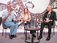 גבי רוטר ושרון טל, בפאנל משותף בהנחיית ד''ר לירון שופן / צילום: כדיה לוי