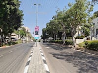 אזור התחנה המיועדת של המטרו ברח' אחוזה ברעננה / צילום: אריק מירובסקי