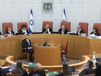 דיון בבג''ץ בעתירות נגד החוק להקפאת מעצרי עריקים חרדים / צילום: דוברות הרשות השופטת