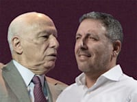 צחי אבו וחיים כצמן / צילום: יונתן בלום, יוסי כהן