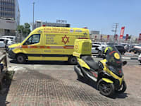 הזירה בראשון לציון / צילום: דוברות מד''א