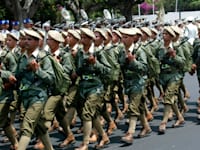 צבא מרוקו (ארכיון) / צילום: ap, Abdeljalil Bounhar