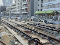 עבודות הרכבת הקלה / צילום: דרור מרמור