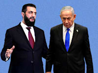 בנימין נתניהו, אחמד א-שרע / צילום: נעם מושקוביץ-דוברות הכנסת, AP-Markus Schreiber