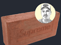 לבנת החימר של Supreme / צילום: צילום מסך מערוץ היוטיוב של CNCB