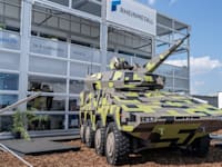 טנק של חברת Rheinmetall בתערוכת נשק בגרמניה / צילום: Shutterstock