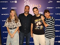 גולן יוכפז עם בר אלמליח-דונצוב, אושרית סרוסי וחן רוטמן / צילום: אור גפן