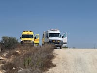 מקום הפיגוע בשומרון / צילום: מד''א