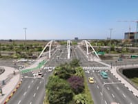 המחלף החדש בכביש החוף / הדמיה: אדר' עירית רז לוינסקי, י.ע.ל אדריכלות