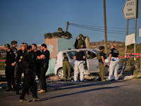 זירת הפיגוע באזור מחסום בל / צילום: ap, Ohad Zwigenberg