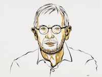 פרופ' פרנסיס הלזן / צילום: Ill. Niklas Elmehed © Nobel Prize Outreach