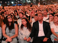 טקס הזיכרון הלאומי ל-7 באוקטובר, פארק הירקון / צילום: Paulina Patimer
