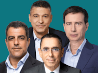 מימין: חנן פרידמן, אבי לוי, משה לארי, אלי כהן / צילום: אורן דאי, רמי זרנגר, מזרחי טפחות, אייל טואג