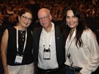 ציפי עוזר ערמון, פרופ' אוריאל פורת ואסתר חיות / צילום: יעל צור
