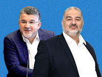 מנסור עבאס ויוסף ג'בארין / צילום: כדיה לוי, דוברות הכנסת