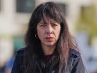 אליף ארלפ, מנהיגת מפלגת די לינקה מהשמאל בברלין / צילום: ap, Markus Schreiber