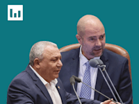 יו''ר הכנסת, ח''כ אמיר אוחנה ויו''ר מפלגת ישר, גדי איזנקוט / צילום: נועם מושקוביץ', דוברות הכנסת