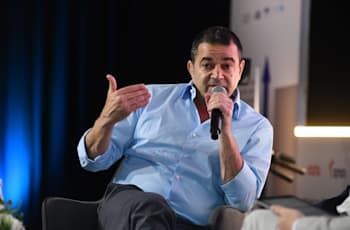 מנכ''ל מקורות, עמית לנג, בוועידת ישראל לעסקים 2025 / צילום: רפי קוץ