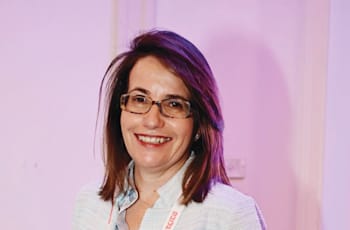 לימור בקר בוועידת ישראל לעסקים / צילום: תמר מצפי