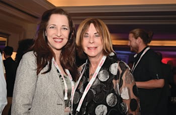 גליה אלבין ובתשבע בובליל / צילום: תמר מצפי