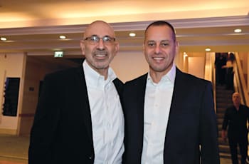 אייל בן סימון ובני גבאי / צילום: תמר מצפי