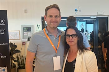 דנה אכלסנדרוביץ מנכ''לית משותפת של FAI ואופיר ארליך מנכ''ל EON / צילום: יניב לביא דנה אכלסנדרוביץ מנכ''לית משותפת של FAI ואופיר ארליך מנכ''ל EON / צילום: יניב לביא