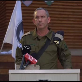 דובר צה''ל בדימוס דניאל הגרי. לא גמגם / צילום: דובר צה''ל