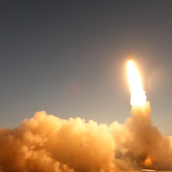 שיגור חץ 3 במהלך המלחמה / צילום: דוברות משרד הביטחון שיגור חץ 3 במהלך המלחמה / צילום: דוברות משרד הביטחון